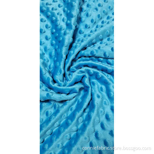 100% Polyester Angel Fleece mit geprägt